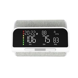 Digital Blood Pressure Monitor - White and Gray